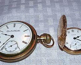 Hunter Case Pocket Watches Incl. Marked 14K