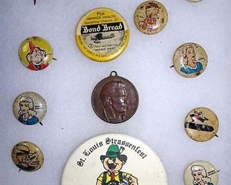 Advertising & Character Buttons