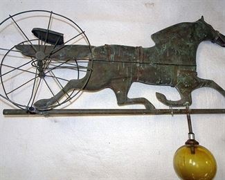Horse & Sulky Weathervane