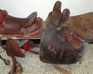 Old Child's & Side Saddles,