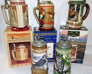 Anheuser Busch Steins