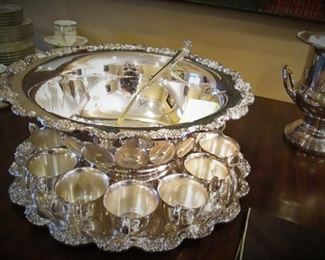 Silver Plated Punch Bowl