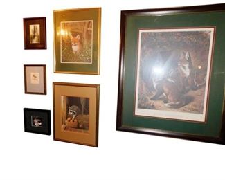 29. Seven 7 Framed Animal Prints