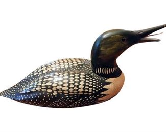 40. Duck Decoy signed by Thomas Chandler