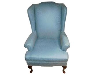 79. Blue Patterned Chair