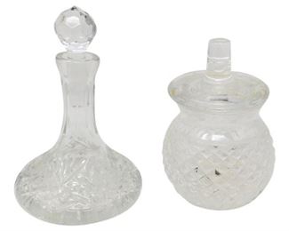 120. Antique Glass Decanter Set