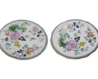 125. Ashford Bros Formosa Set of 2 Two Collectible Plates