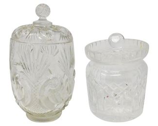 135. Antique Glass Jar Set