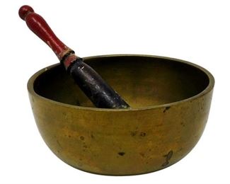 144. Antique Tibetan Singing Bowl