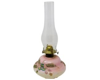 190. Antique Oil Lamp