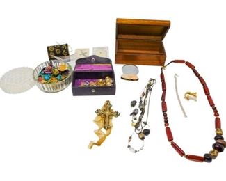 227. Miscellaneous Grouping of Costume Jewelry and other