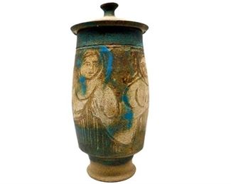 236. Handmade Pottery Urn