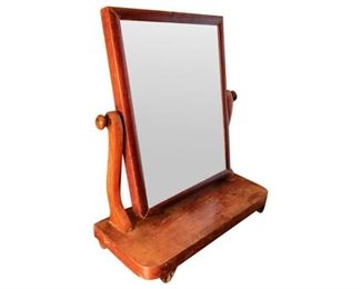 275. Vintage Wooden Vanity Mirror