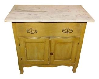 277. Marble Top Bed Side Table