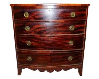 302. Wooden Chest Of Drawers