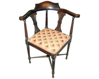 303. Vintage Corner Chair