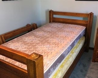 Wooden bunkbeds