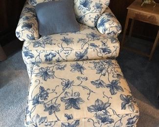 Chair and ottoman