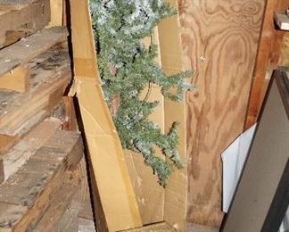 Christmas tree, brass trunk