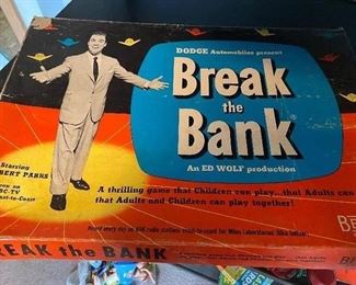 38) Bert Parks Break the Bank Board Game $8