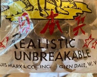 53) Louis Marx Japanese Soldiers (50) Unbreakable in Original Bag $30