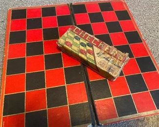 56) Checker Board/Box of Checkers $6