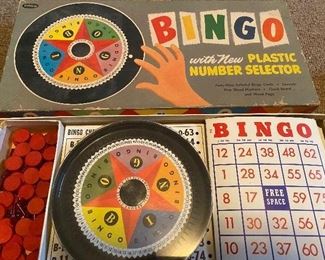 58) 1950's Bingo in Original Box $10