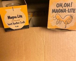 273) Magna Lite Outdoor Candles, In Original Boxes Case $12