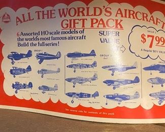 284) Store Display Cardboard Planes $10