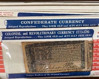 134) Confederate Money in Envelope