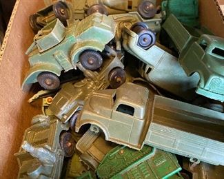 65) Plastic ( Box)Trucks, Tanks $12