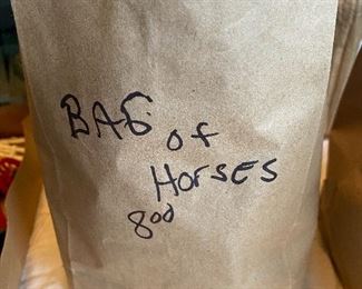 67) Bag of Horses $8
