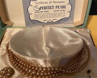 203) Perfect Pearl  in Presentation box with Tag and Original Paper $15