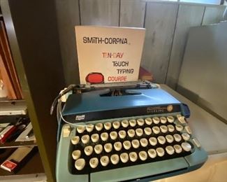 348) Smith Corona Typewriter with Typing Book $30