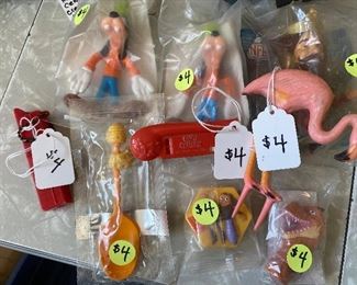 146) Packaged Cereal Premiums, Loose Flamingo. Each $4 Red Captain Crunch SOLD