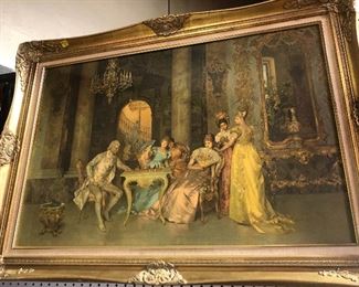 Beautifully framed oils unresearched, you do th research, you reap the rewards! Lots of treasure here!