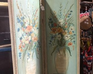 hand painted room dividers...