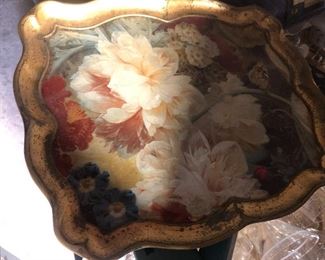Turn of the century hand painted platters!