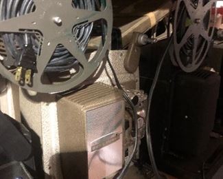 Lots of vintage projectors!