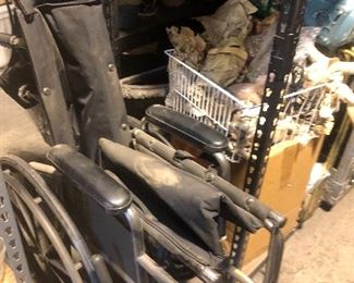 Wheel chairs, canes, walkers and several handicap items.