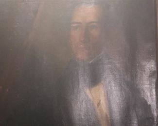 1870's original oil portrait, we did the sale for this family.
