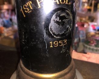 A 1953 bowling trophy...