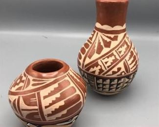 Signed Native American Pottery
