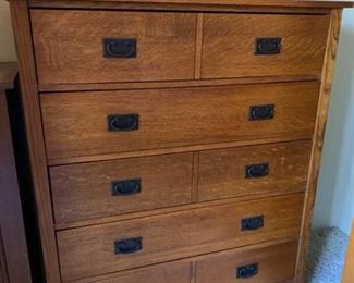 Tall Mission Style Dresser