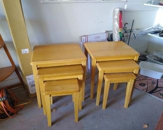 Two 3Piece Nesting Tables