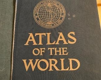 Vintage atlas