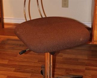 Chrome Adjustable Draftsman Chair