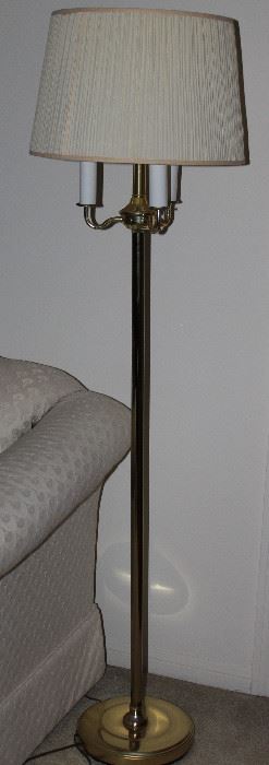 Brass 4-Light Floor Lamp