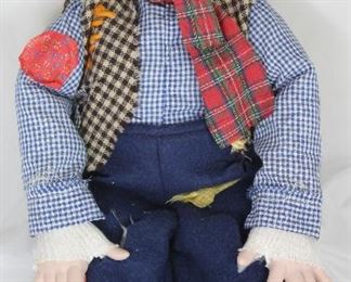 Emmett Kelly Porcelain Clown Doll (16”)