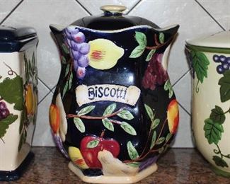 Exclusively made for Nonni’s Hand Painted Biscotti Jars